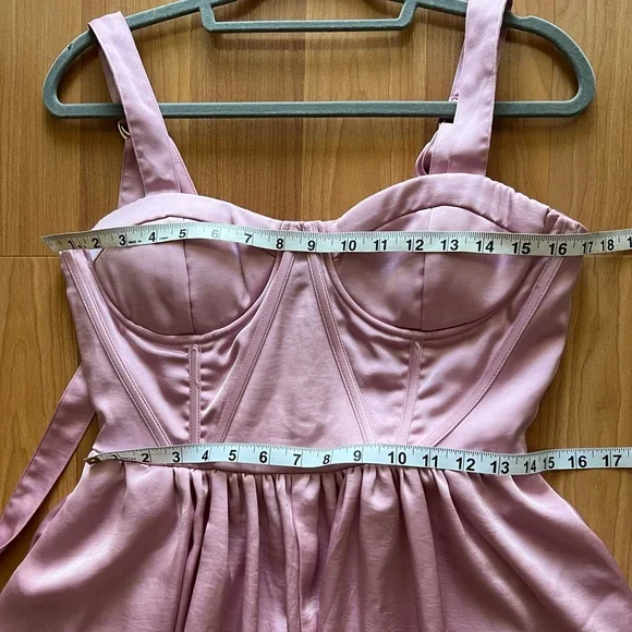Aureta from Anthropologie Showstopper Midi Pink  Dress Size S - Picture 6 of 16